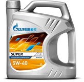 Масло моторное Gazpromneft Super 5W-40 4л. всесезонное универсальное